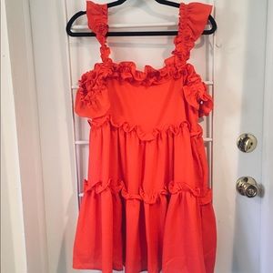 everrow boutique red dress